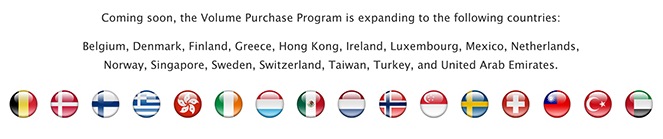 Image:to my swiss friends - Apple expands Volume Purchase Program to 16 additional countries including CH
